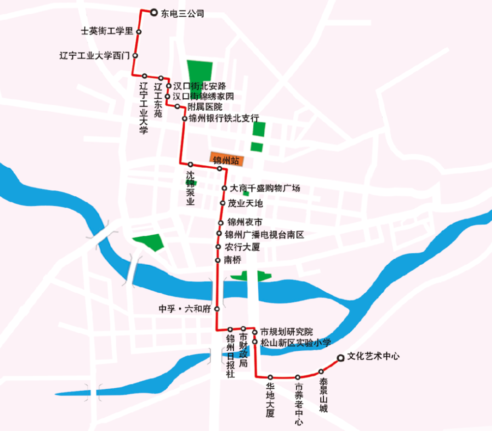 锦州公交公司计划于6月10日开通6条文化艺术中心定制公交专线
