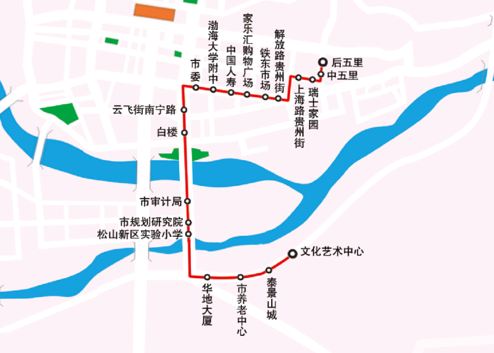 锦州公交公司计划于6月10日开通6条文化艺术中心定制公交专线